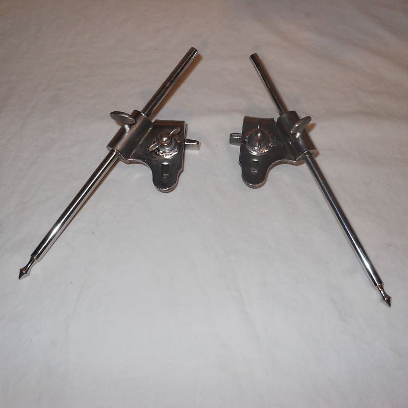 Slingerland Radio King Vintage 1945 ClampOn Bass Drum Spurs Reverb