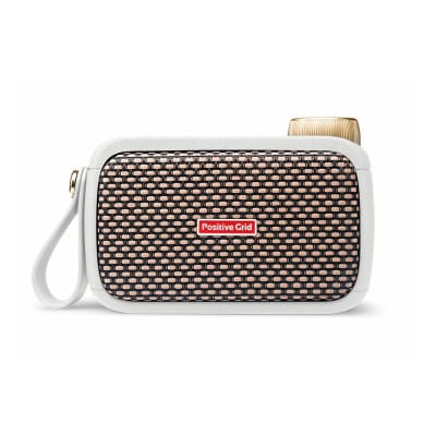 Positive Grid Spark Go Portable Guitar Amp & Bluetooth Speaker, Pearl White for sale