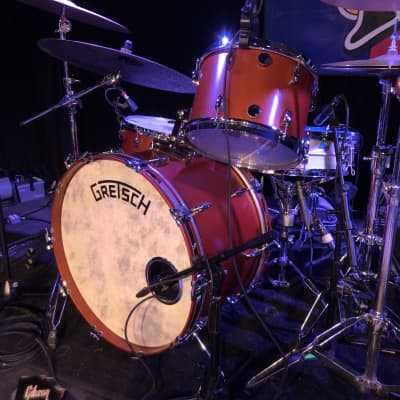 Gretsch Broadkaster Drum Kit 2019 Satin Copper 24/13/18 image 4