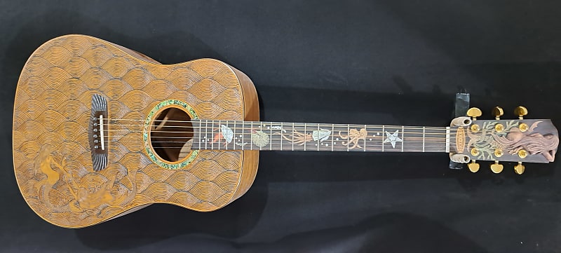 Blueberry NEW IN STOCK Handmade Acoustic Guitar Dreadnought image 1