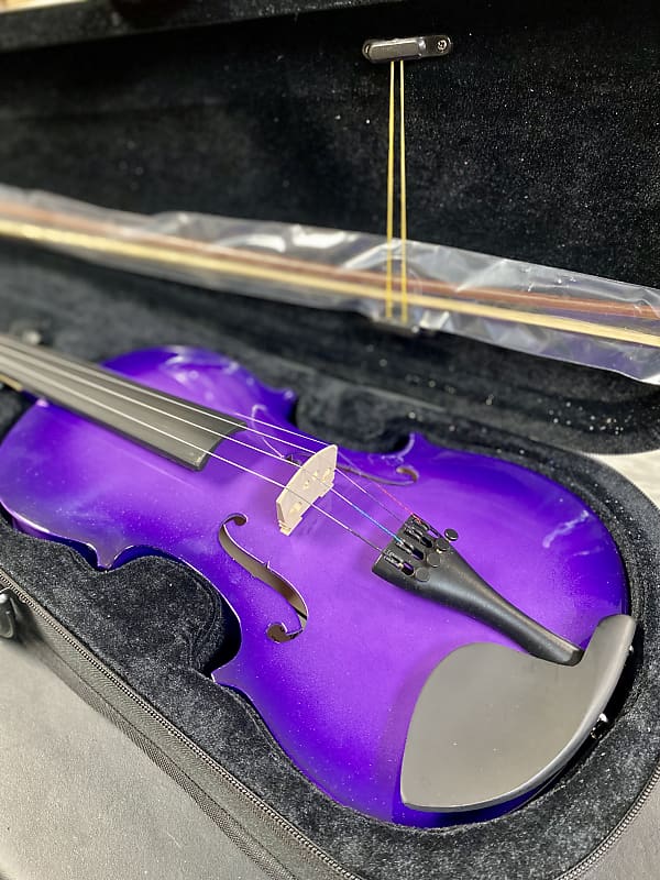 Oxford Violin 2024 - Purple sparkle w/Case and Bow | Reverb