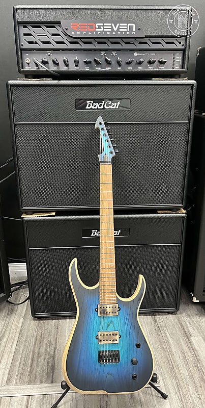 ギター Skervesen Velociraptor 6 2023 Skervesen Velociraptor 6 2023 Swamp Ash Blue Burst | Reverb Canada