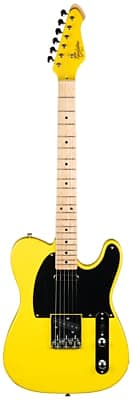 Revelation Guitars Vibrant Series RVT/LH Left handed Electric Guitar Yellow imagen 1