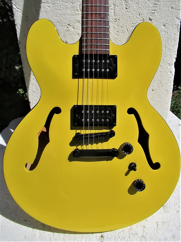 ギターEpiphone DOT STUDIO イエロー - ギター