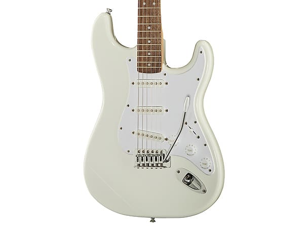 FENDER Squier Bullet Stratocaster Tremolo SSS LRL Arctic White | Reverb  Canada