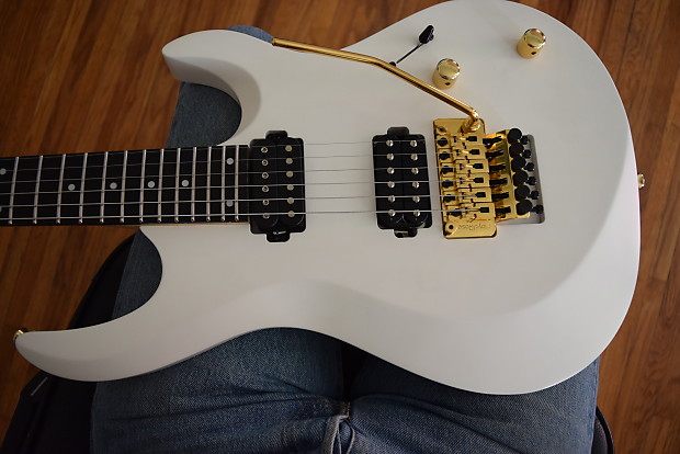 Kiesel Aries 2017 Gold Hardware Floyd Rose Bare knuckle bridge pickup. sweet guitar