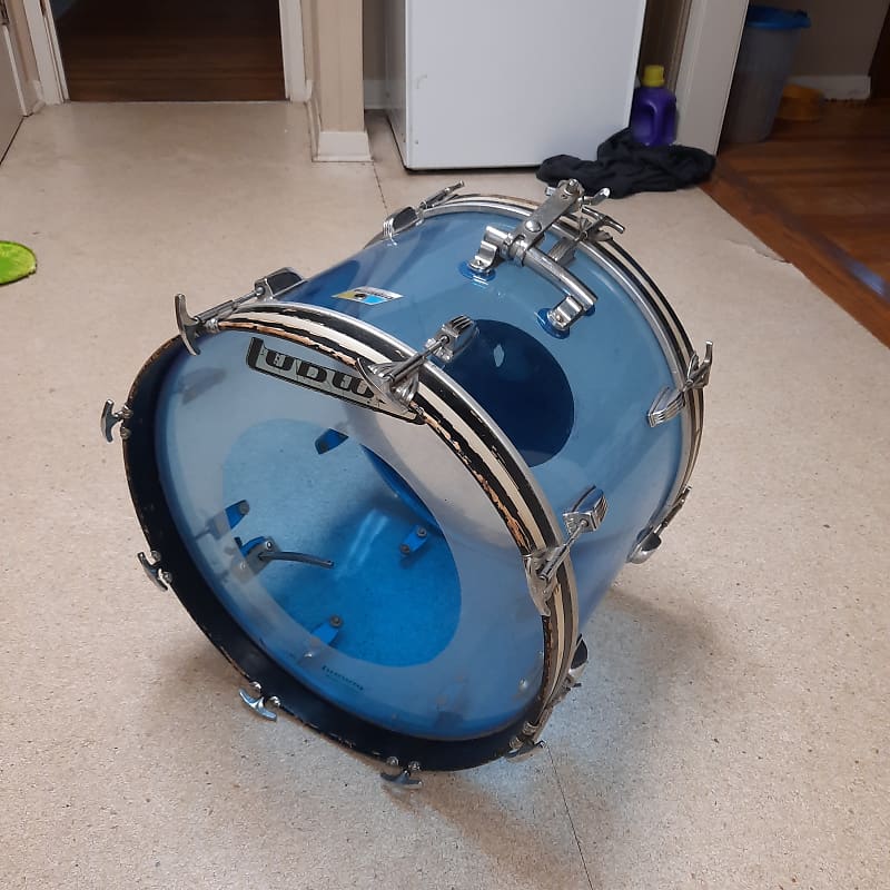 ludwig vistalite bass drum