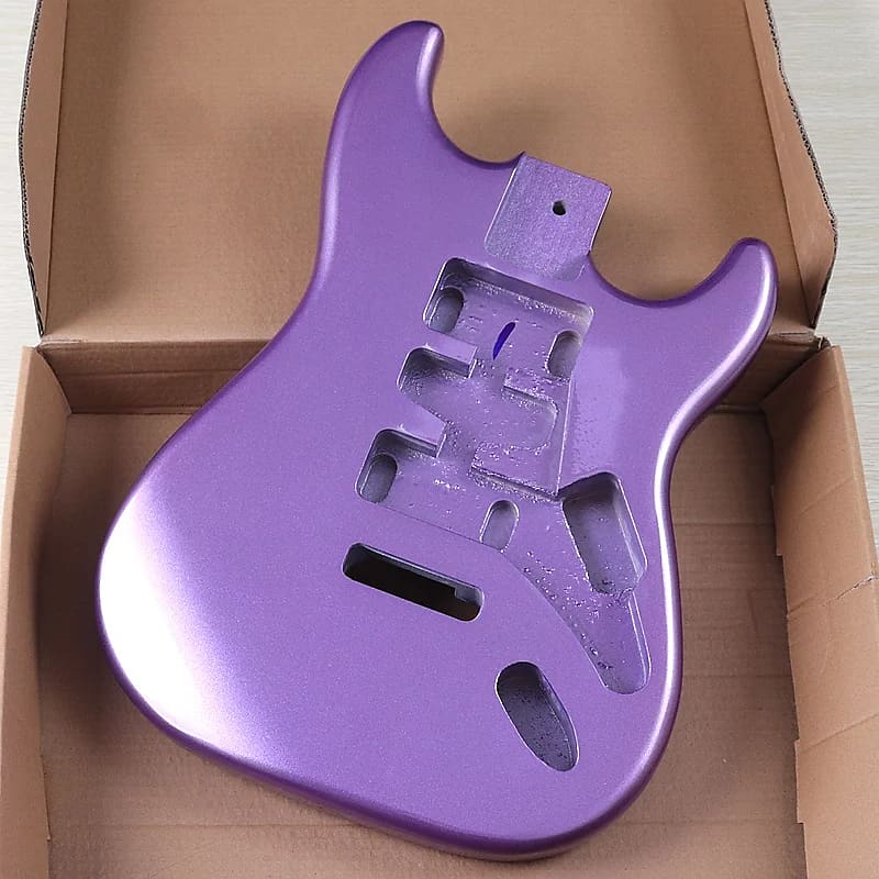 Metallic Purple Strat Stratocaster Style Guitar Solid Body | Reverb