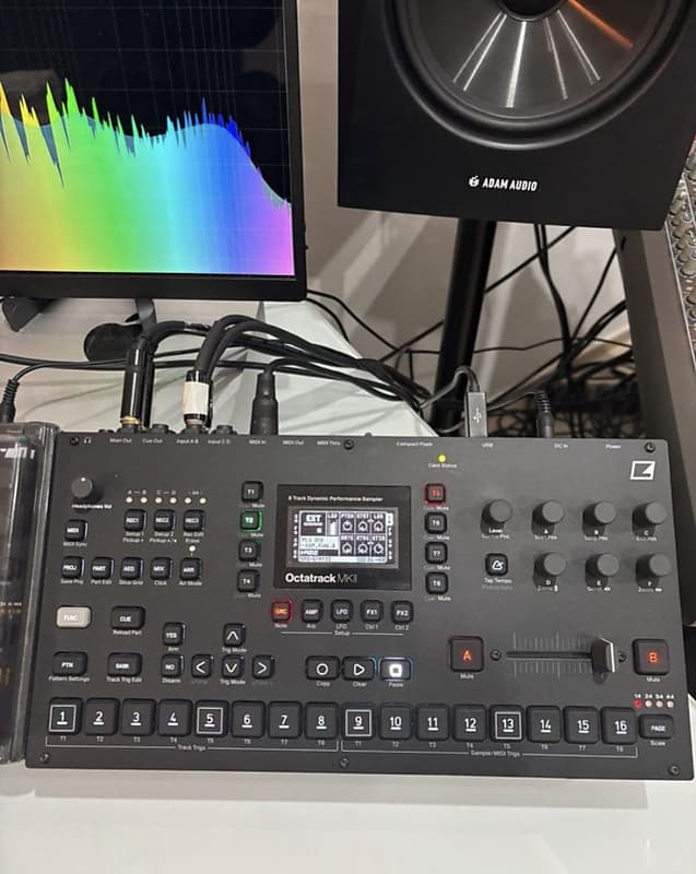 Elektron Octatrack MkII Anniversary Edition Dynamic 8-Track Performance Sampler 2020 - Black image 1