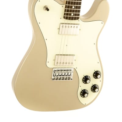 Fender Chris Shiflett Telecaster Electric Guitar. Deluxe, Rosewood FB, Shoreline Gold image 4