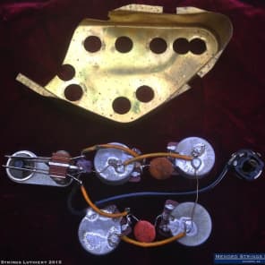 Original 1970 Gibson SG Standard Wiring Harness Pots Shielding Tray CTS 500K Switchcraft + Extras image 4