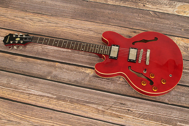 Epiphone dot sale left handed