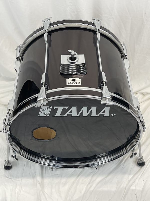 Tama Rockstar DX 16x22 bass drum 1993 JBK Jet Black | Reverb