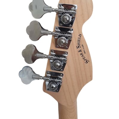 Left handed Bass Guitar for Beginners Regular Size Sunburst SPS510LF with 5 item Package image 5