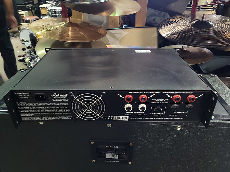 Marshall Valvestate Pro 120/120 Power Amplifier Rackmount Marshall Valvestate Pro 120/120 Power Amplifier Rackmount