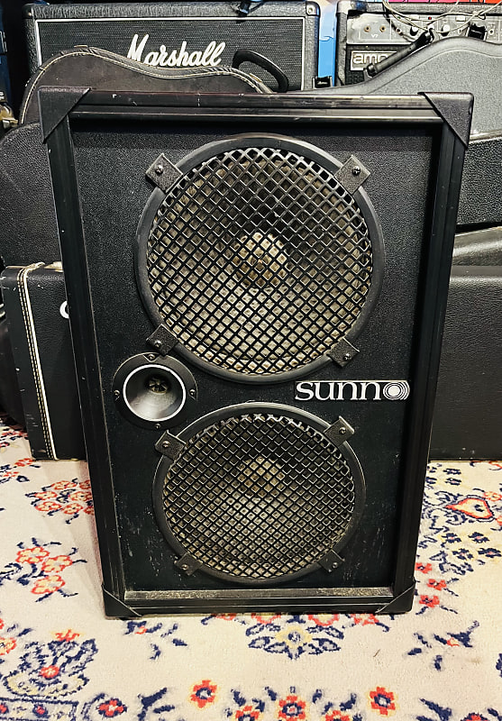 1982 Sunn 210T 2x10 Bass Speaker Cabinet image 1