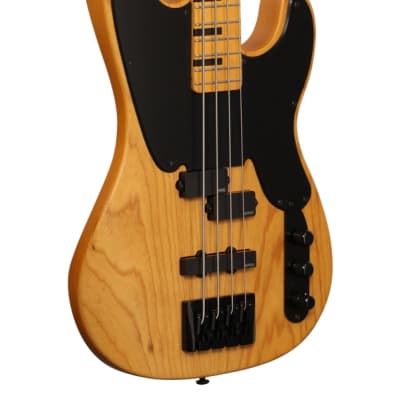 Schecter Model-T Session Bass Guitar Aged Natural Satin image 9