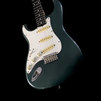 LEFTY! Vintage Fender Japan ‘62 Reissue MIJ Faded Ocean Turquoise Nitro Relic Guitar Left Strat Hardtail Stratocaster 7 lb! image 1