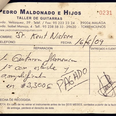 🌹 Pedro Maldonado F A1 / 2009 / Flamenco / Classical / Built-in electronics / Mint / Overwhelming Fragrance / OHSC  🇪🇸 Bild 16