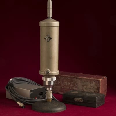 Restored Telefunken Ela MZ 028/1 (Neumann CMV3A) Bottle Microphone Circa 1935 image 1