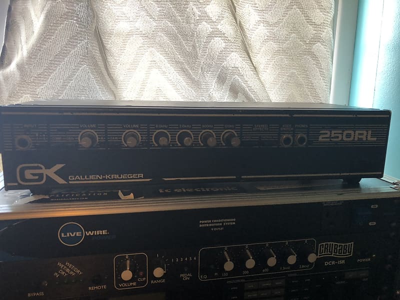 GallienKrueger 250RL 1984 Black Reverb