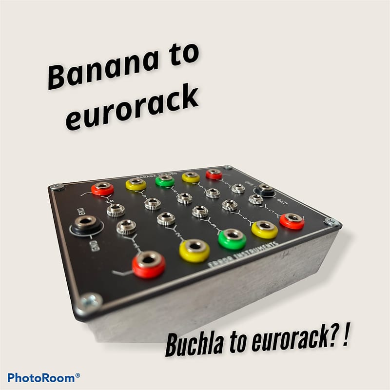errorinstruments banana to euro box black for buchla to euro 2021 black