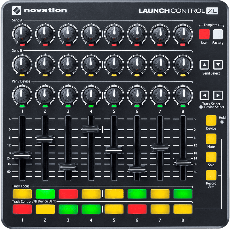 Novation Launch Control XL Mk2 Knob & Dial USB Pad Controller