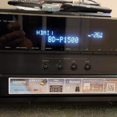 Yamaha Yamaha AVENTAGE RX-A860 7.2-channel home theater receiver 2010 - Black metal