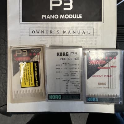 P3 POC-02 "Combo Kit" Symphony Memory Card : Saxophone / Organ / Fretless Bass / Drums