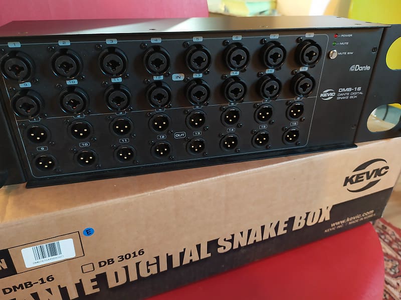 Kevic DMB 16 Dante digital snake box 2015 Reverb