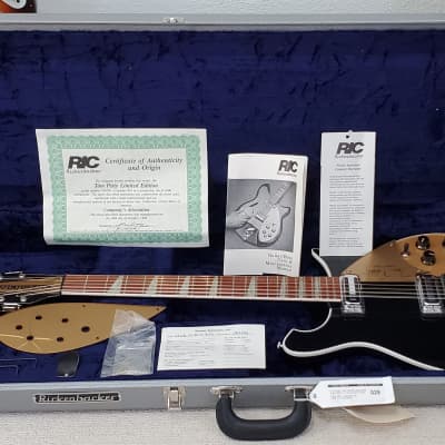 1995 Rickenbacker 660/12TP Tom Petty Signature Jetglo Black 12-String 660-12 Electric Guitar image 23