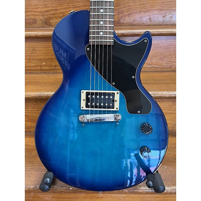 SECONDHAND Epiphone Les Paul Junior - Blue Burst | Reverb UK