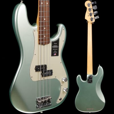 Fender American Professional II Precision Bass, Rosewood Fb, Mystic Surf Green for sale