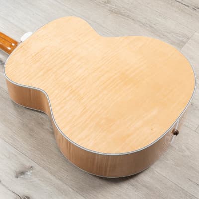 Guild USA F-512E 12-String Jumbo Acoustic-Electric Guitar, Natural Maple Blonde image 9