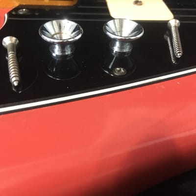 Warmoth/Fender P90 Jazzmaster Fiesta Red W/ HSC image 14