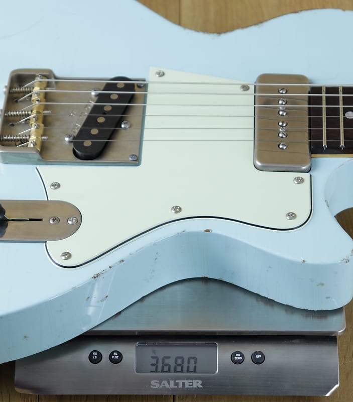 Fano Alt De Facto SP6, Sonic Blue, Medium Distress | Reverb