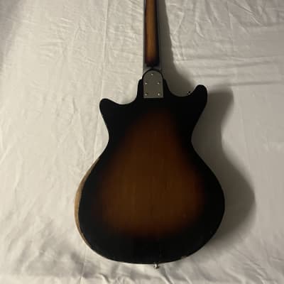 Kingston Hound Dog Taylor 3 Pickup Electric Guitar MIJ Japan 1960s - Sunburst image 2