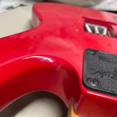B.C. Rich NJ Series Eagle Guitar - electronics modified - Red image 24