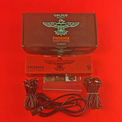 [USED] Walrus Audio Phoenix 15 Output Power Supply, Red (Gear Hero Exclusive) (See Description) for sale