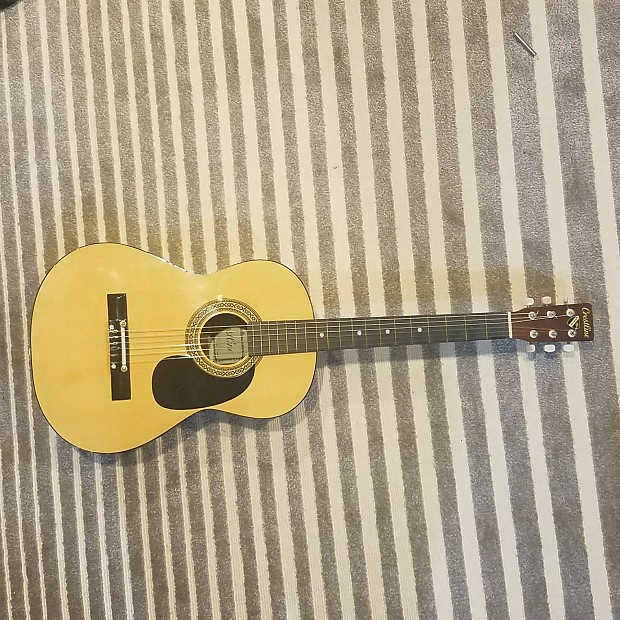 Crestline C1T105 Classical Parlor Guitar 1970s Natural Reverb