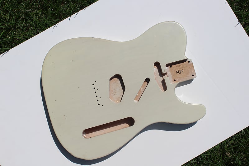 MJT VTT Telecaster Body - Blonde Transparent Light Relic