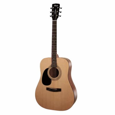 Cort AD-810 Left Handed Open Pore Natural Acoustic Guitar W/Bag for sale