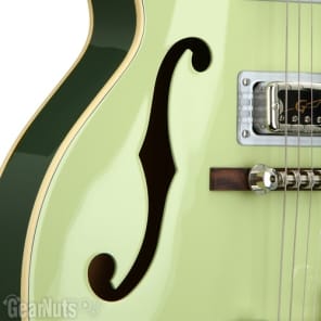 Gretsch G6118T-60GE Vintage Select Anniversary - Smoke Green  Bigsby image 5