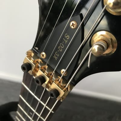 1993 Aria Pro II Strat Sunburst Maple top left handed image 17