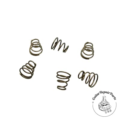 Single Coil Pickup Mounting Springs, Conical (6 pcs) - Stainless Steel