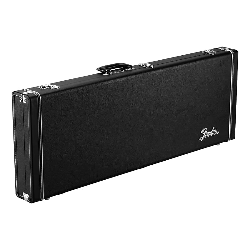 Fender Classic Series Wood Case, Jazzmaster/Jaguar, Black image 1