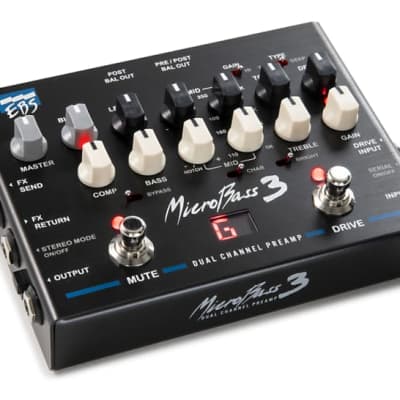 EBS Micro Bass3 中古 EBS MicroBass 3 Bass Preamp | Reverb