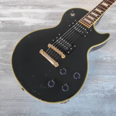 1999 Burny Japan RLC-75 Les Paul Custom (Ebony) w/Seymour