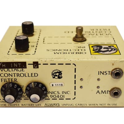 ギター Oberheim Voltage Controlled Filter 1970s ギター Oberheim Voltage Controlled Filter 1970s Oberheim