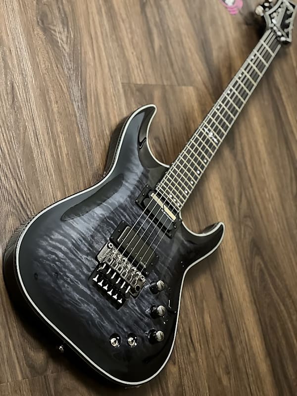 Schecter Hellraiser Hybrid C-1 FR S TBB in Trans Black Burst